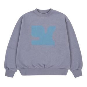  블루테일 AYI1TS03VI 소매 절개 바이올렛 맨투맨