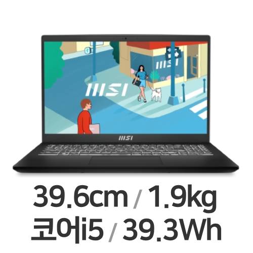 MSI 모던시리즈 모던15 H B13M-i5 WIN11 16GB램이미지입니다. 누르면 해당 게시물로 새창이동합니다.