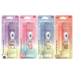 일정문구 순덕이크루 시크릿 중성펜 0.5mm (1개)