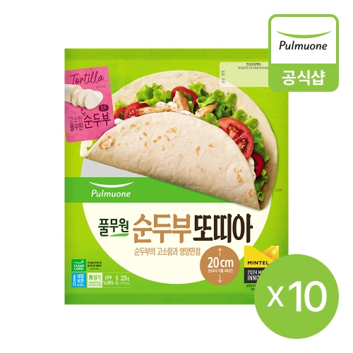 풀무원 순두부 또띠아 225g (10개)