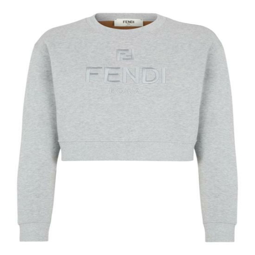  펜디 스웨터 FS9648AT1OF1QBH GREY MELANGE BISCUIT Grey