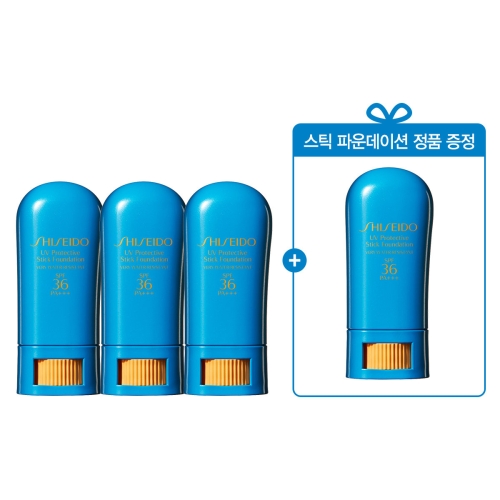 시세이도 UV 프로텍티브 스틱 파운데이션 9g (4개)_이미지