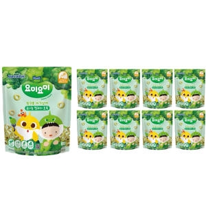 핑크퐁 아기상어 유기농 쌀과자 노랑 25g 8봉