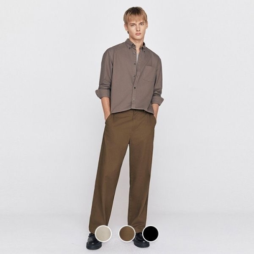 지오다노 115921 와이드 치노 팬츠