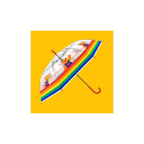 안전한 비닐 투명우산 Teddy Bear 투명우산 335962