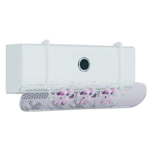 알리다 벽걸이 에어컨 바람막이 무타공 무동력 팬_이미지