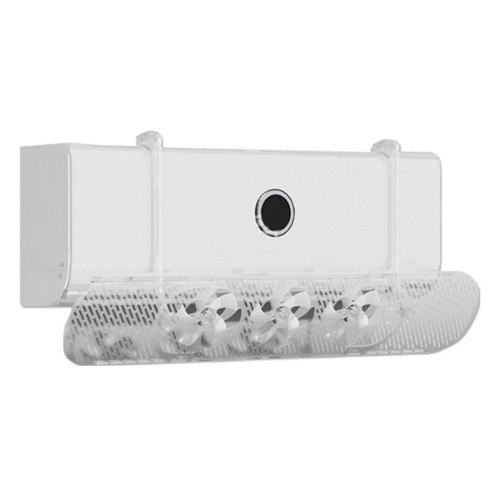 알리다 벽걸이 에어컨 바람막이 무타공 무동력 팬_이미지