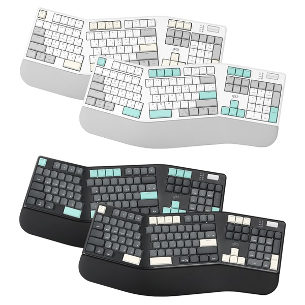 지클릭커 OFFICEPRO EK500 무선 기계식 (베이지 블랙)