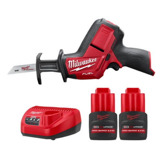 밀워키 M12 CHZ (2.5Ah, 배터리 2개)_이미지