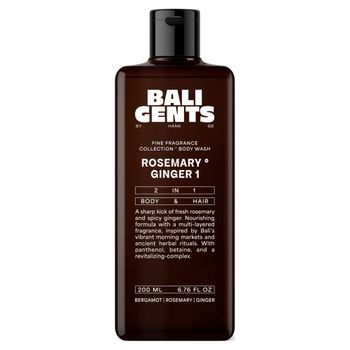 발리젠트 바디 앤 헤어 워시 2in1 로즈마리 진저 200ml (1개)_이미지