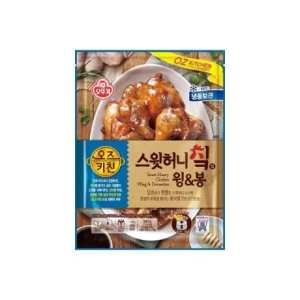 오뚜기 푸짐한. 안전한 먹거리 오즈키친 스윗허니 치킨 윙봉 340g 혼밥족. 키즈간식_이미지