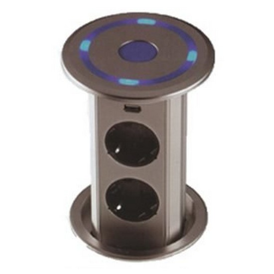 비아이에스 빌트인 스마트 전동원터치 유무선 충전콘센트 BIP-100W