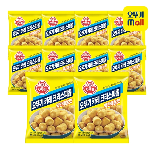 오뚜기 카레 크리스피롤 약간매운맛 55g (10개)_이미지