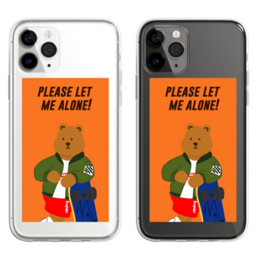 로펠 아이폰16 하이틴 곰돌이 투명 젤리 케이스