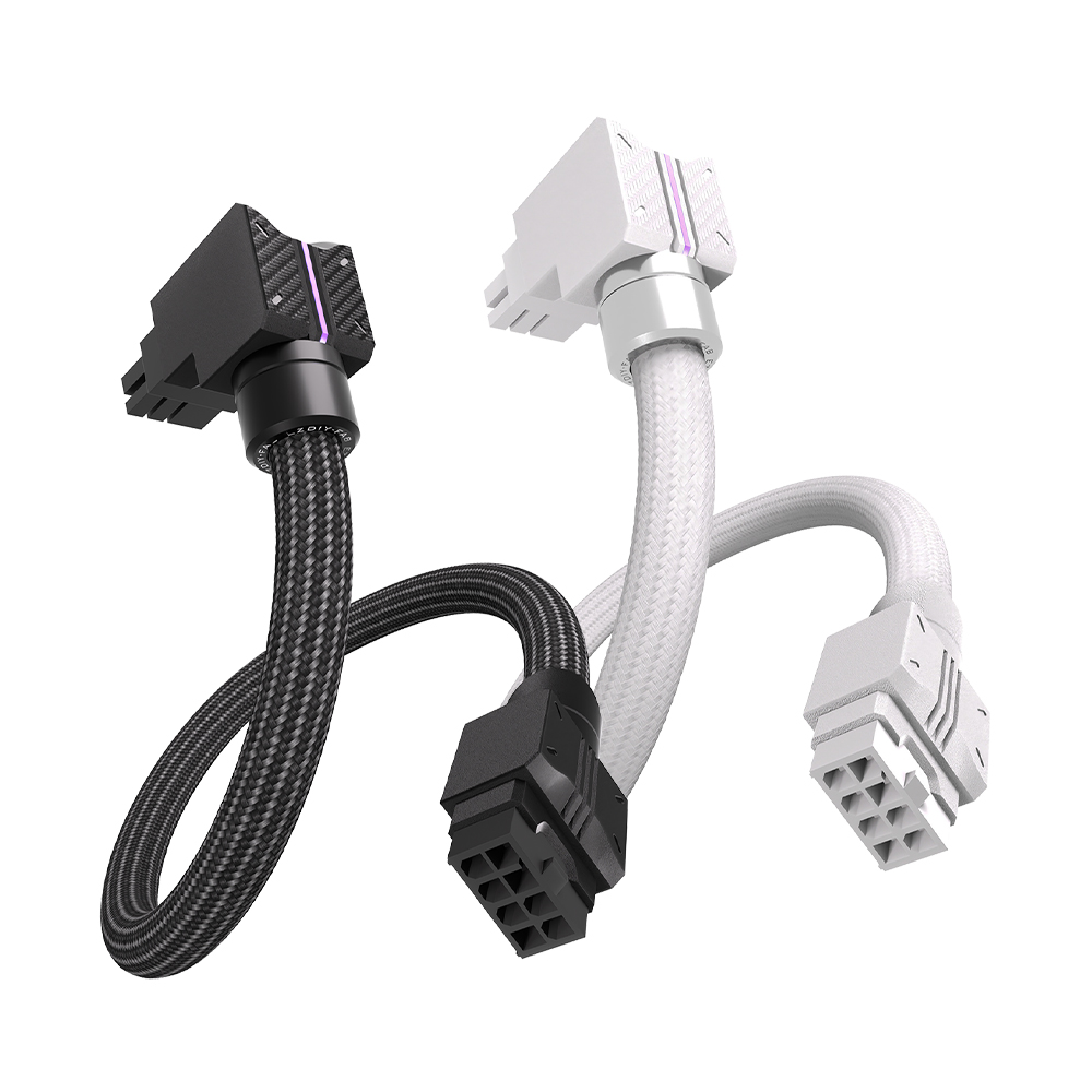 EZDIY-FAB UNIFAS ARGB PCIE 8핀 STD 연장 케이블 (블랙)_이미지