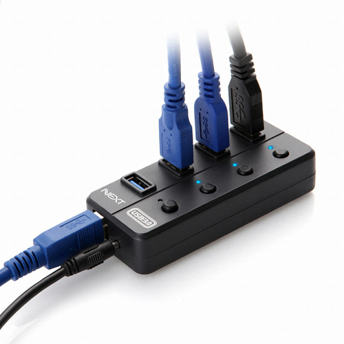 �������������ͽ� �ؽ�Ʈ NEXT-704U3 (4��Ʈ/USB 3.0)
