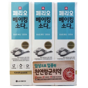 페리오 베이킹소다 담은 치약 플러스 100g (3개)_이미지