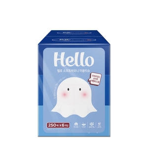 헬로 소프트하모니 미용티슈 250매 (6입)이미지입니다. 누르면 해당 게시물로 새창이동합니다.