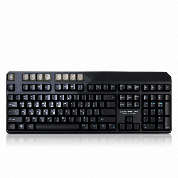 스카이디지탈 NKEYBOARD 메카닉 GM (블루, 청축)_이미지
