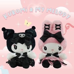 미드나잇 인형 25cm 마이멜로디 쿠로미 한정판 애착 동물 토끼 생일 선물 친구 기념일 캐릭터