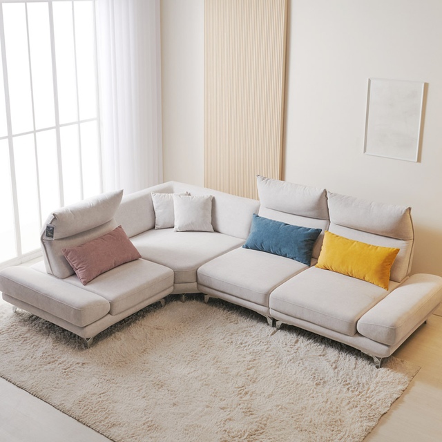 데코라인 뱅가드 코너형 스윙 모듈 아쿠아텍스 조야 패브릭 소파 4인용_이미지