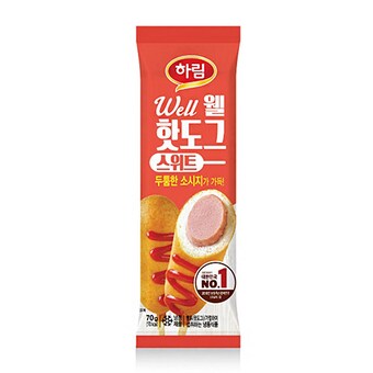 하림 웰 <b>핫도그</b> 스위트 70g