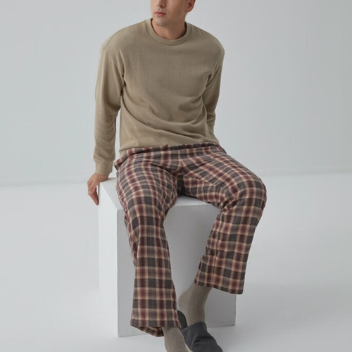 보디가드 면 100 피치기모 잠옷바지 남성 이지 하의 BGMEBA01_이미지