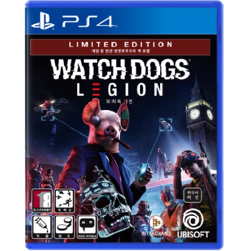  와치독: 리전 PS4 리미티드에디션,한글판