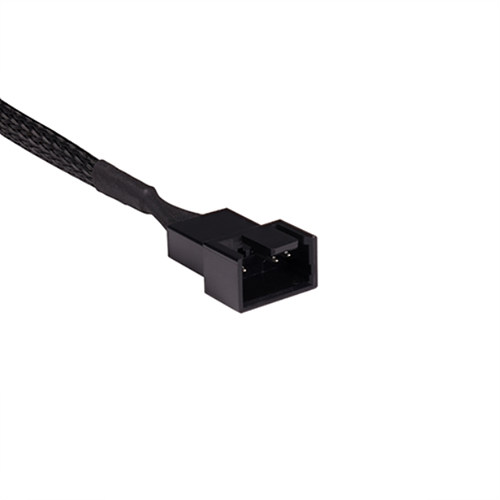ALPHACOOL Y형 스플리터 4pin to 2x4pin PWM 케이블 (0.15m, 블랙)_이미지