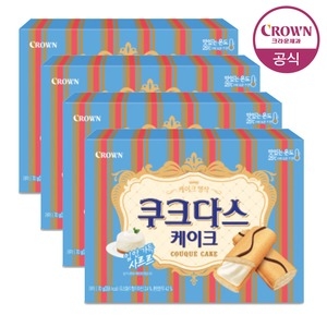 크라운제과 쿠크다스 케이크 154g (4개)_이미지