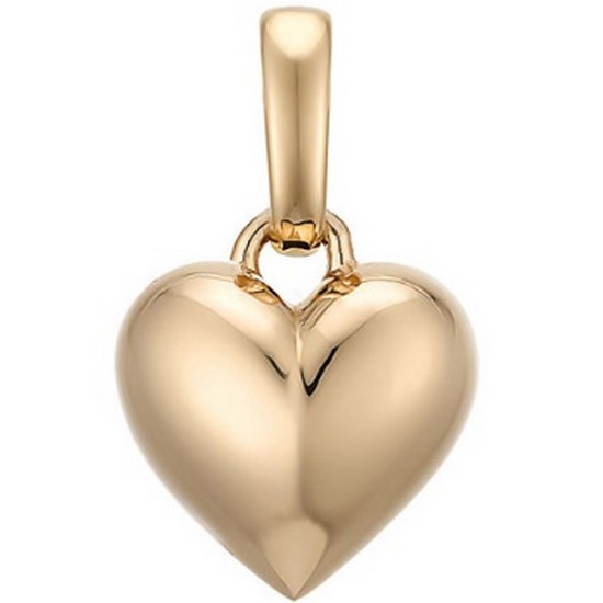 로이드 볼륨하트 할로우 18K 펜던트 (10mm) LPP21056G_이미지