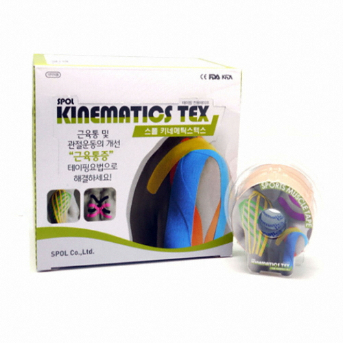 SPOL 스폴 키네메틱스텍스 근육테이프 5cm (6개)_이미지