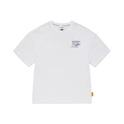 내셔널지오그래픽 키즈 K242UTS960 동물 그래픽 반팔-3 WHITE