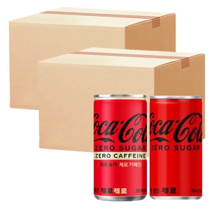 코카콜라 제로 190ml 30개 + 코카콜라 제로 제로 190ml 30개