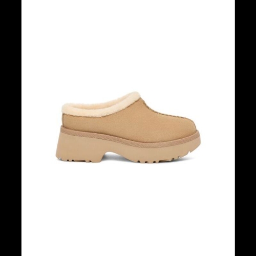 UGG WOMEN 라운드 토 플랫폼 클로그 뉴 하이츠 코지 머스타드시드 1162510MDSD 141725
