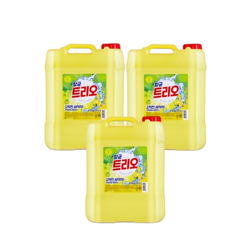 트리오 항균 주방세제 14kg (13.6L) (3개)_이미지