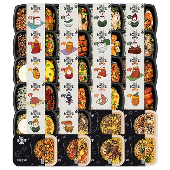 로칼 덮밥 도시락 24종류