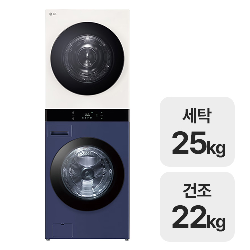 LG전자 트롬 오브제컬렉션 워시타워 WL22YEHU