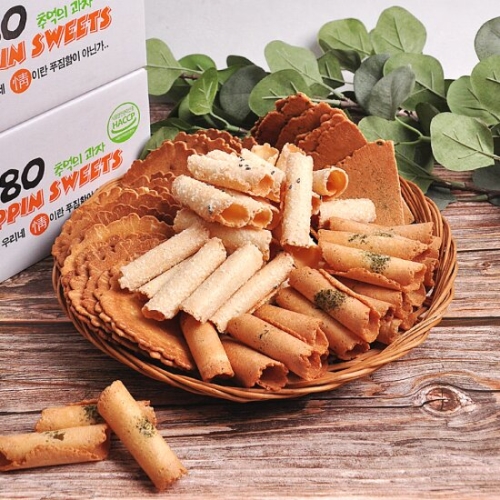 유림제과 추억의 7080 팝핀전병 900g (2개)_이미지
