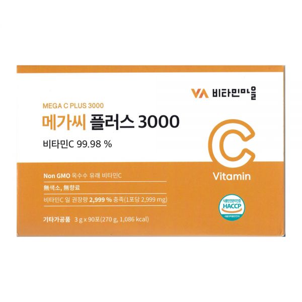 비타민마을 메가씨 플러스 3000 3g 90포 (3개)_이미지