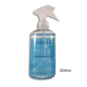  삼현제약 에탄올 300ml 소독용에탄올 샬균 소독 분무형