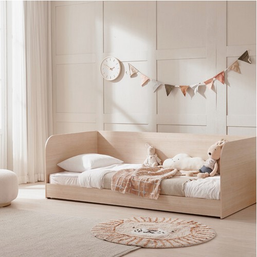 장인가구 뉴피터 저상형 슬라이딩 일반형 침대 S+안전가드 (라텍스탑포켓)_이미지