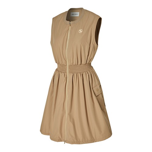 젝시믹스 빅 포켓 패딩 집업 원피스 XGFOP03J3_이미지