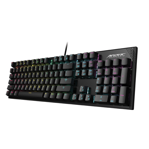 GIGABYTE AORUS K1 RGB Fusion 게이밍 키보드 (적축, 한글)_이미지