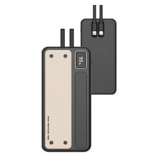 드리온 듀얼 케이블 보조배터리 DR-LCD-10000 10000mAh_이미지