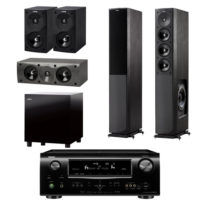 야모 S608 5.1채널 + 데논 AV리시버 (AVR-2311, SUB-210)