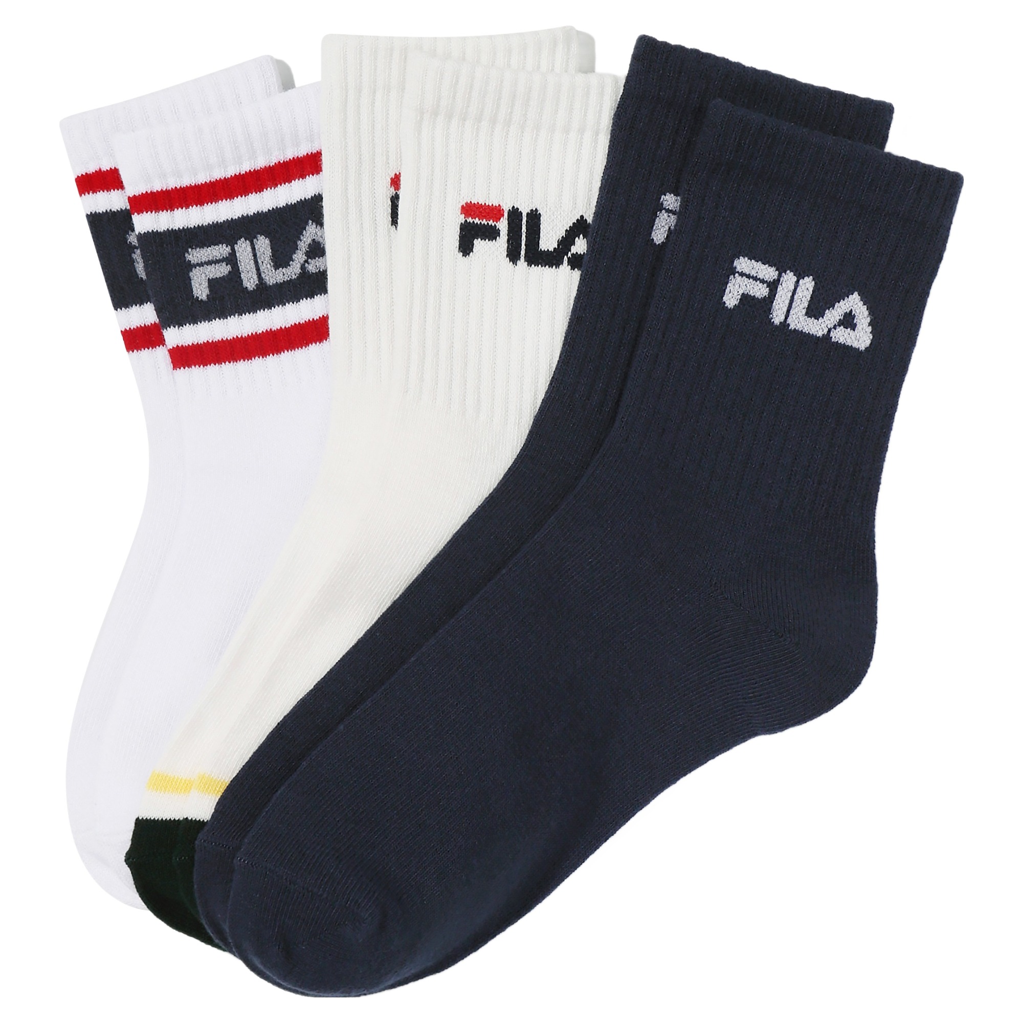 휠라키즈 장목 번들 팩 3pack FK253SZ07X002_이미지