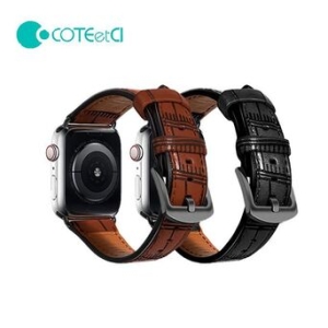 COTEetCl 애플워치 악어가죽 밴드 스트랩 [38mm/40mm/42mm/44mm]