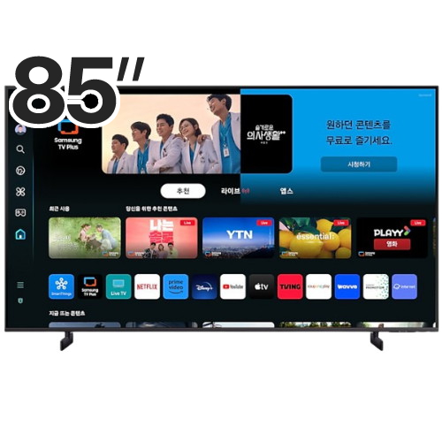 삼성전자 Crystal UHD KU85UD8090FXKR (스탠드)_이미지