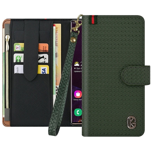 갤럭시S21 플러스 베르올 지퍼월렛 스트랩 지갑형 케이스